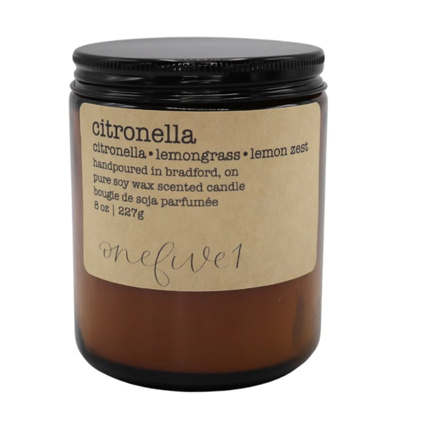 onefive1 - Citronella  Soy Candle