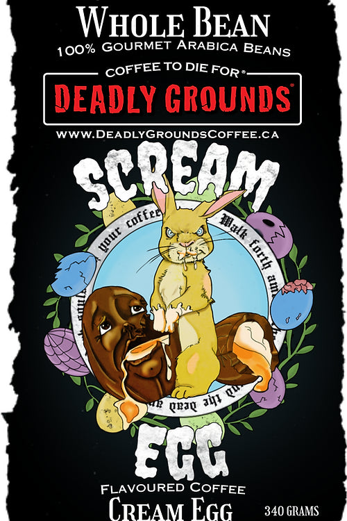 Deadly Grounds - Chocolate Scream Egg - 340 Grams