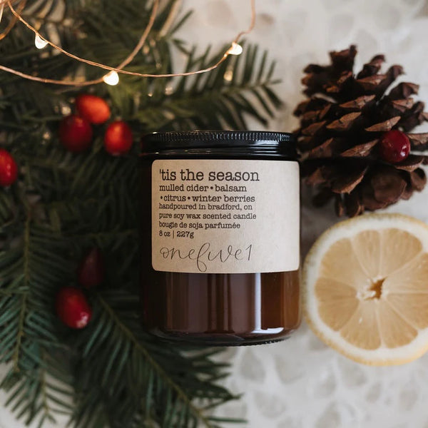 onefive1 -  'Tis The Season Soy Candle