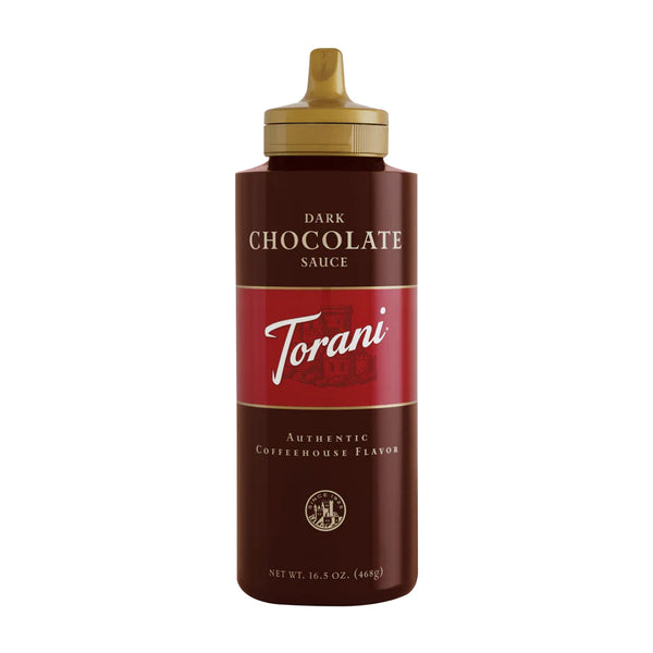 Torani - Dark Chocolate Sauce - 16.5 Oz (Best Before Date: 03/27/24)